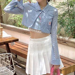 Lace Crop Shirt