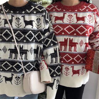 Animal Patterned Sweater