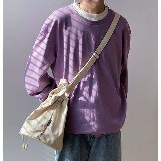 Mock Two-piece Long-sleeve Oversize T-shirt
