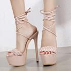 Platform High-heel Ankle-strap Sandals