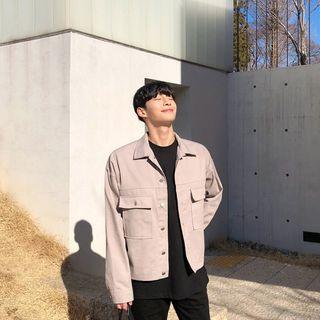Flap-pocket Stitched Jacket