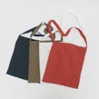 Patterned Linen Shopper Bag