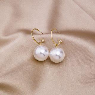 Faux Pearl Dangle Earring 1 Pair - E2832 - One Size
