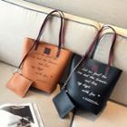 Set: Lettering Tote + Pouch