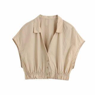 Cap-sleeve Shirt / Harem Pants