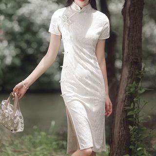 Short-sleeve Lace Qipao (various Designs)