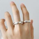 925 Sterling Silver Polished Open Ring Silver - One Size