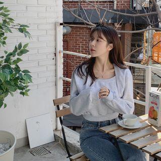 Crop Bolero Sweatshirt