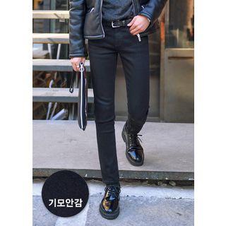 Straight-cut Raw-denim Jeans