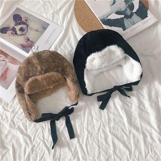 Fleece-lined Trapper Hat