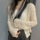 Wide-leg Dress Pants / Lace Jacket
