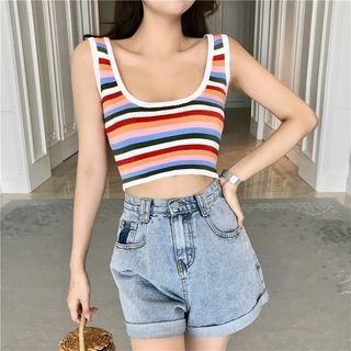 Striped Tank Top Stripe - Multicolor - One Size
