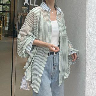 Striped Shirt Stripe - Green - One Size
