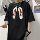 Short-sleeve Slipper T-shirt
