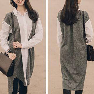 Color Block Long Shirt