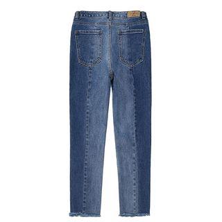 Panel Straight Fit Jeans