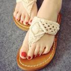Knit Strap Flip-flops
