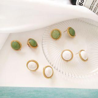 Retro Stone Earring