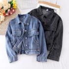 Big-pocket Long-sleeve Denim Jacket