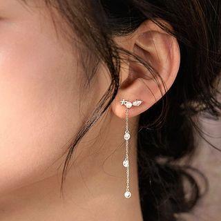 Rhinestone Drop Earring / Gift Box / Set