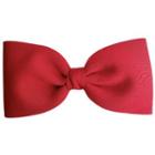 Bow Hair Clip F555 - Red - One Size