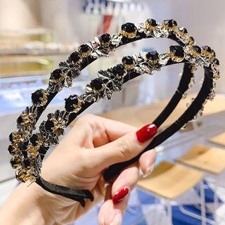 Embellished Headband Blue - One Size