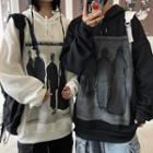 Couple Matching Print Hooded Sweatshirt