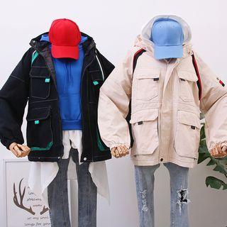 Loose-fit Safari Hooded Coat