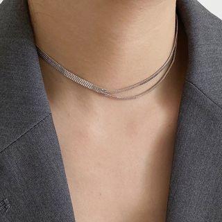 Layered Stainless Steel Choker