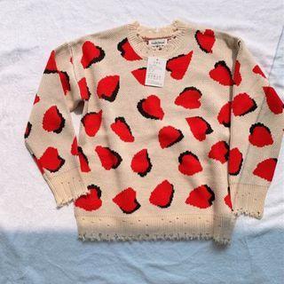 Leopard Sweater Khaki - One Size