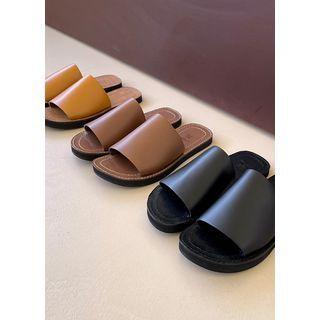 Cowhide Slide Sandals