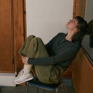 [ontact] Wide Nylon Cargo Pants