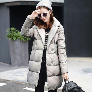 Plain Long Padded Jacket