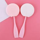Powder Puff With Handle Pink - One Size