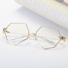 Geometric Metal Eyeglasses Frame