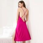 Plain Spaghetti Strap Night Dress