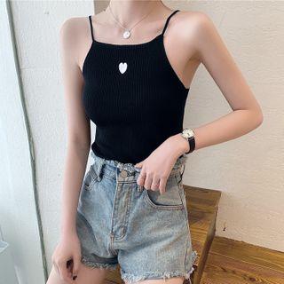 Heart Embroidered Camisole