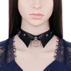 Studded Collar Faux Leather Choker