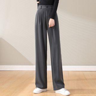 High Waist Loose Fit Dress Pants (various Designs)