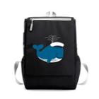 Whale-print Nylon Backpack