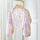 Tie-dyed Chiffon Jacket