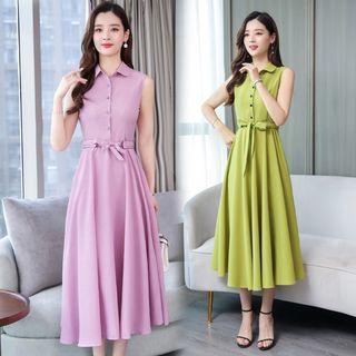 Solid Color Dress