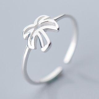 925 Sterling Silver Tree Open Ring Adjustable - S925 Sterling Silver Ring - One Size