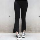 Dip-back Boot-cut Pants