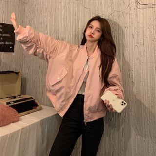 Reversible Leopard Print Fleece Cropped Zip-up Jacket