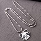 Panda Steel Necklace Silver - One Size