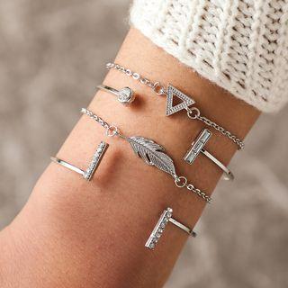 Set Of 4: Bracelet (various Designs) 6886 - One Size