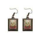 Cat Print Earring
