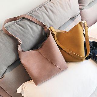 Set: Plain Tote Bag + Pouch