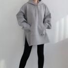 Slit-hem Hoodie